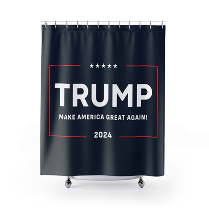 MAGAGA Store Original Trump Make America Great Again MAGA Polyester Shower Curtains
