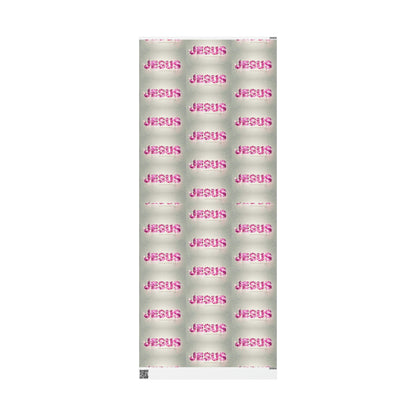 Jesus Pink Inspirational Religious Birthday Gift Present Holiday Wrapping Paper God