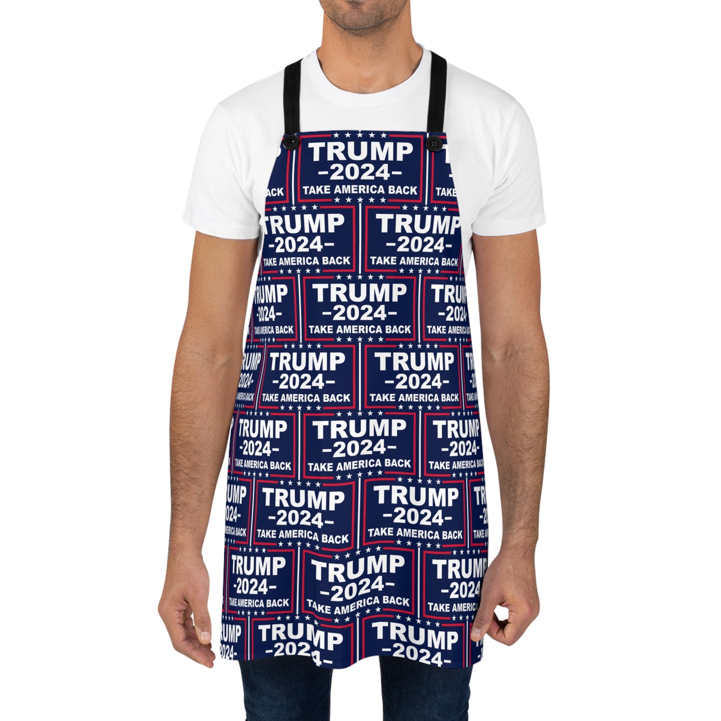 Trump Take America Back MAGA Poly Twill Kitchen BBQ Apron gift present