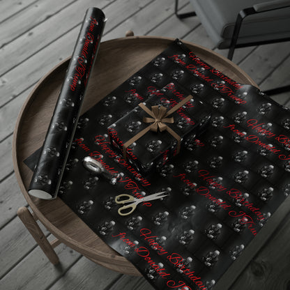 Happy Birthday From Donald J Trump Gift Wrapping Paper (Red)