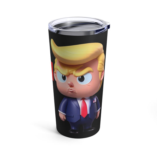 Little Trump Make America Great MAGA Black Hot and Cold Stainless Tumbler 20oz