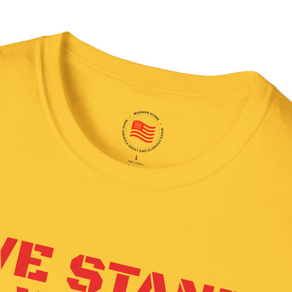 We Stand With Texas Flag Trump 2024 Unisex Softstyle T-Shirt MAGA