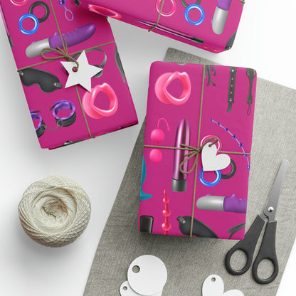 Bachelorette Sex toy Variety High Definition Happy Birthday Gag Gift Present Wrapping Paper