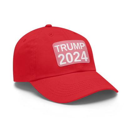 Women's Trump 2024 leather patch hat