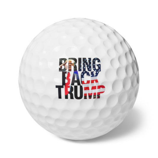 Bring Back Trump 2024 High Quality Golf Balls, 6pcs