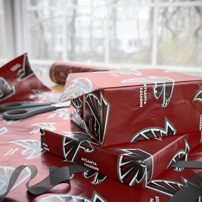 Atlanta Falcons NFL Football Birthday Graduation Gift Wrapping Paper Holiday