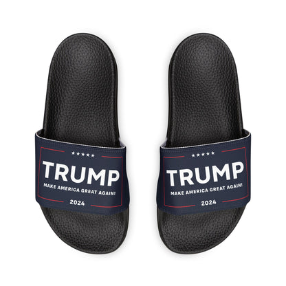 Men's MAGA Make America Great Again 2024 Comfy PU Slide Sandals