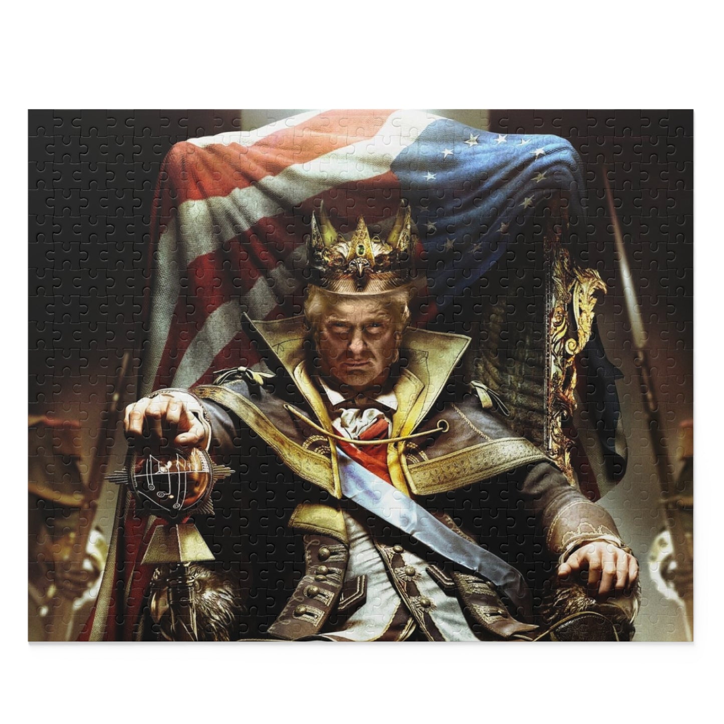 Trump The King Emperor America 252 or 500 piece Puzzle