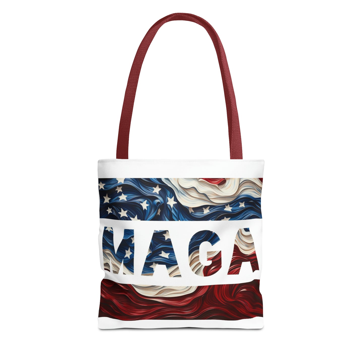 MAGA Red White and Blue Trump Rally Heavy Duty Tote Bag