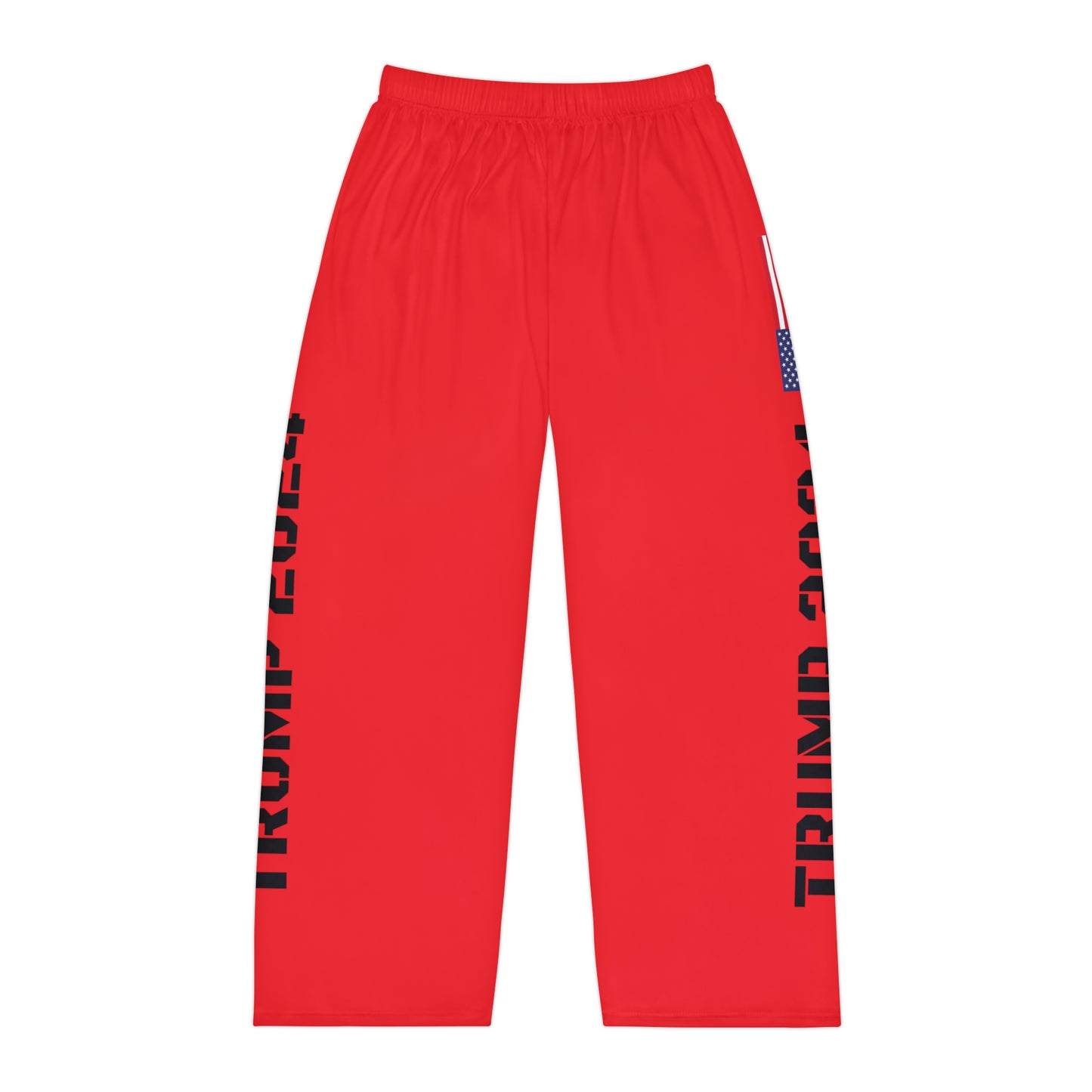 Trump 2024 American Flag Men's Polyester Lounge Comfy Pajama Pants
