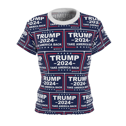Trump 2024 Take America Back Women's Cut & Sew Tee MAGA