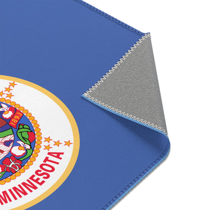 The ORIGINAL Minnesota State Flag large floor Area Rugs
