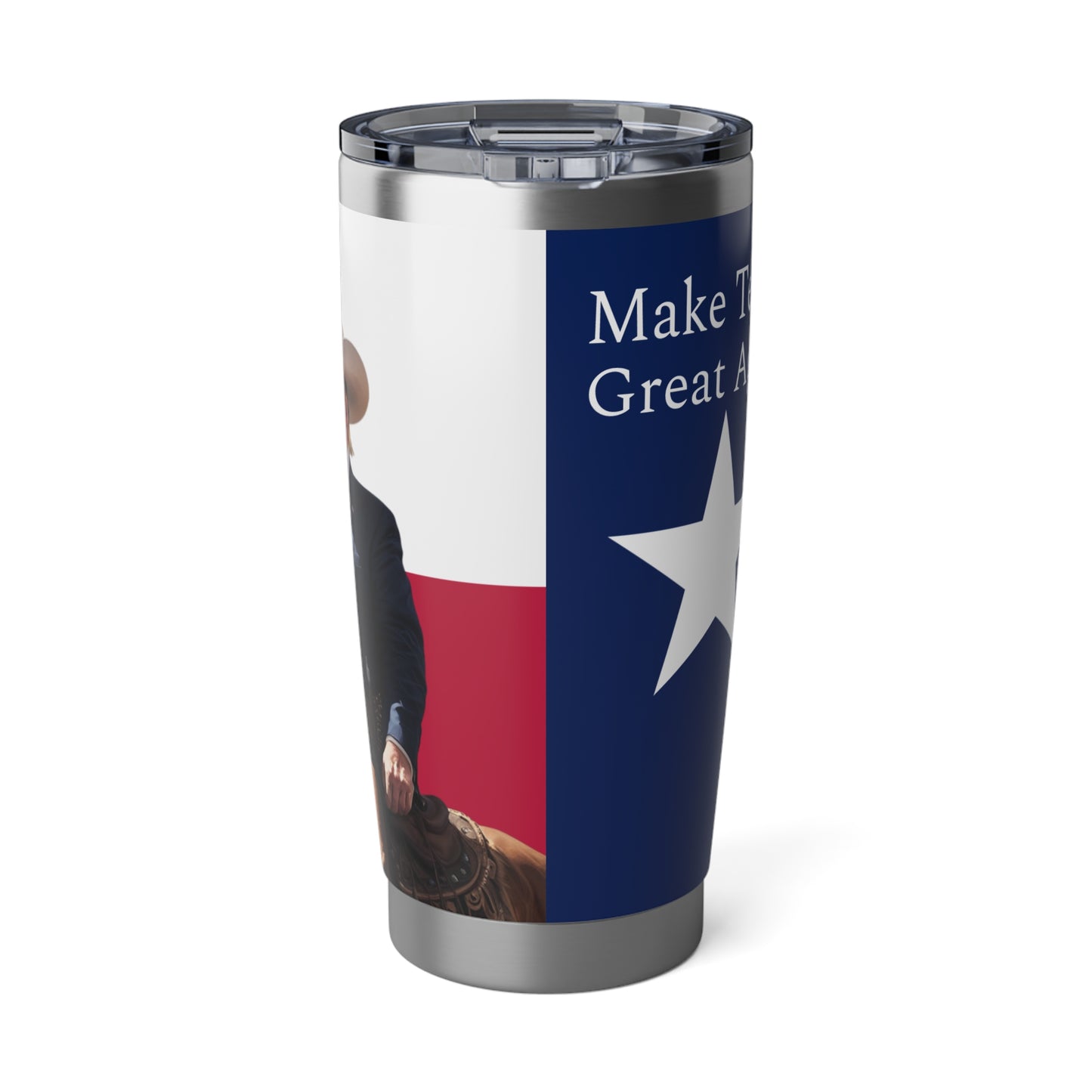 Make Texas Great Again Cowboy Trump Stainless Vagabond 20oz Tumbler