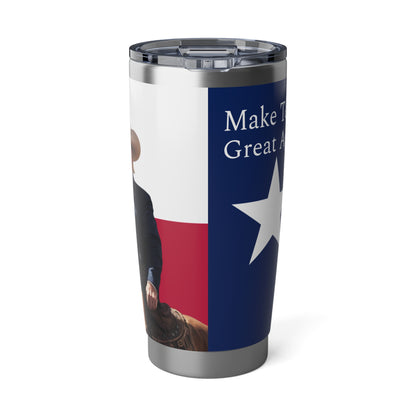 Make Texas Great Again Cowboy Trump Stainless Vagabond 20oz Tumbler