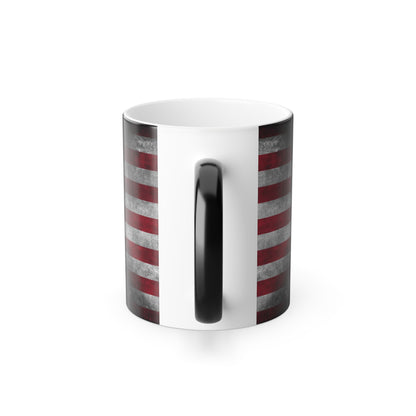 Color Morphing Trump the Warrior Hitzereagierende Kaffeetasse 11oz