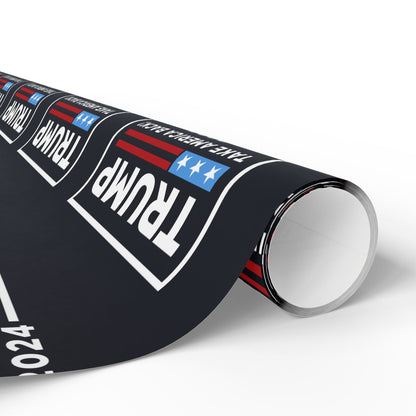 Trump 2024 Take America Back Christmas Gift Present Wrapping Papers