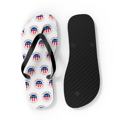 Take America Back MAGA Trump Bequeme Sommer-Strand-Unisex-Flip-Flops