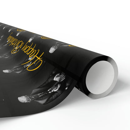 Happy Birthday From Donald J Trump Gift Wrapping Paper (Yellow)