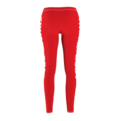 Trump 2024 USA Red Women's Casual Leggings Trump MAGA