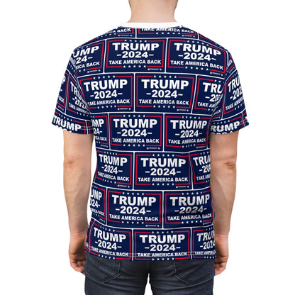 Trump 2024 Take America Back MAGA Unisex Cut & Sew Tee