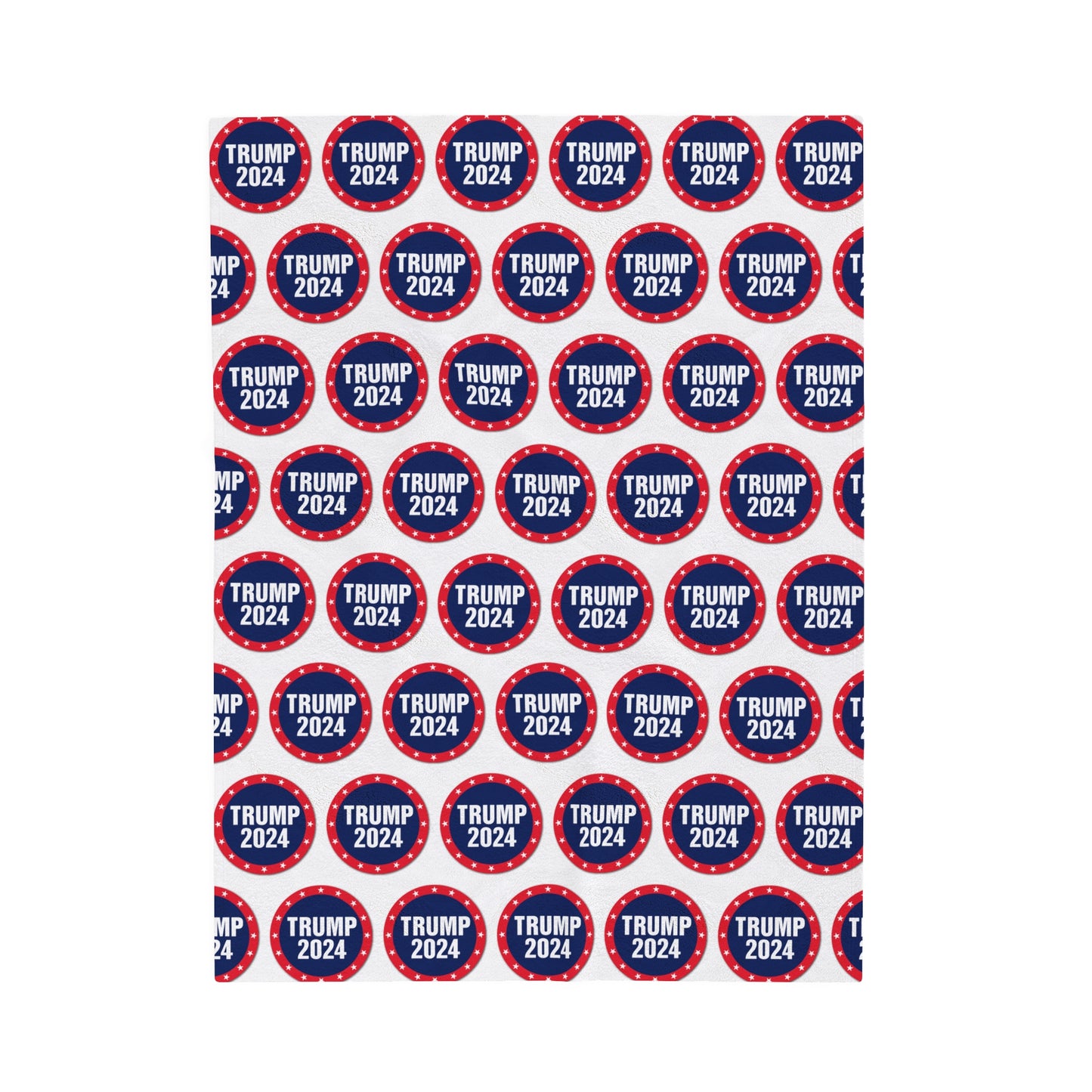 Trump 2024 Velveteen Plush Blanket MAGA