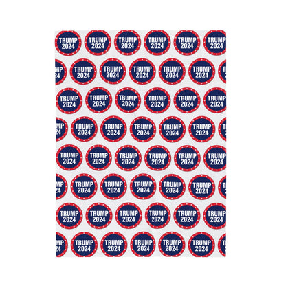 Trump 2024 Velveteen Plush Blanket MAGA