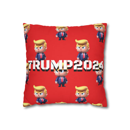 Little Trump 2024 Republican Red Soft Comfy Throw Pillow Case MAGA Gift