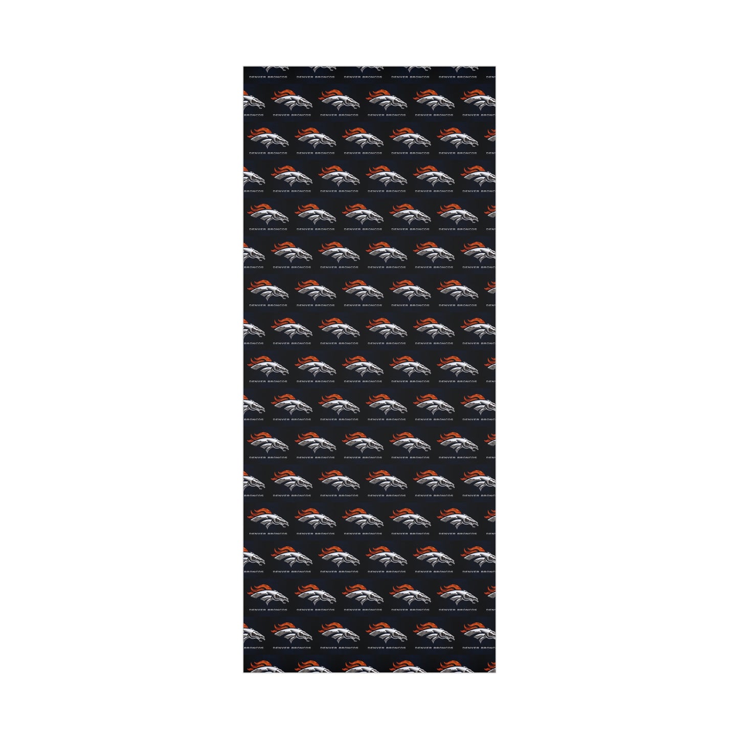 Denver Broncos NFL Football Birthday Graduation Gift Wrapping Paper Holiday