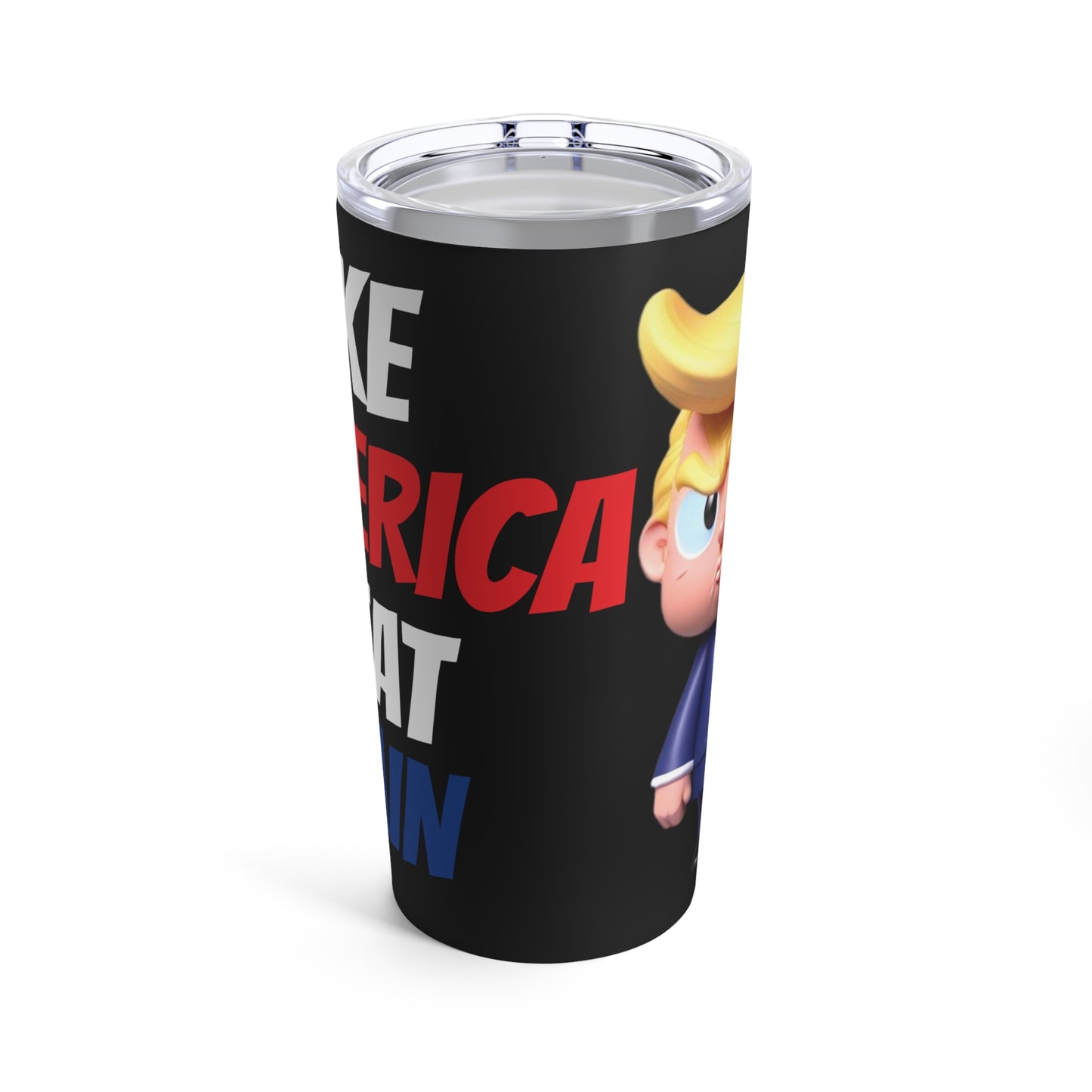 Little Trump Make America Great MAGA Black Hot and Cold Stainless Tumbler 20oz