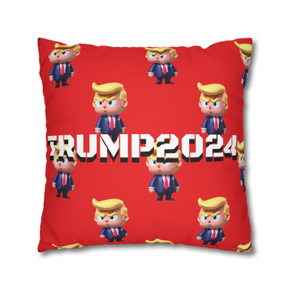 Little Trump 2024 Republican Red Soft Comfy Throw Pillow Case MAGA Gift