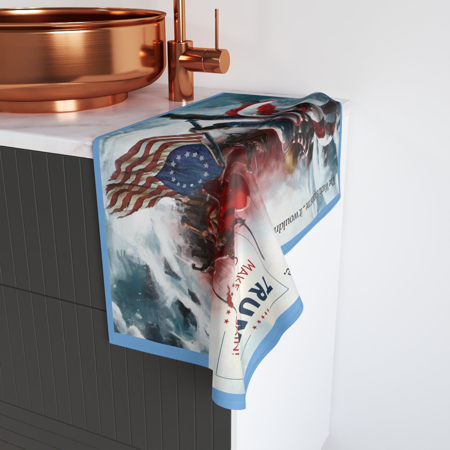 Trump Make America Great Again High Definition Print Kitchen Bathroom Soft Hand Towel