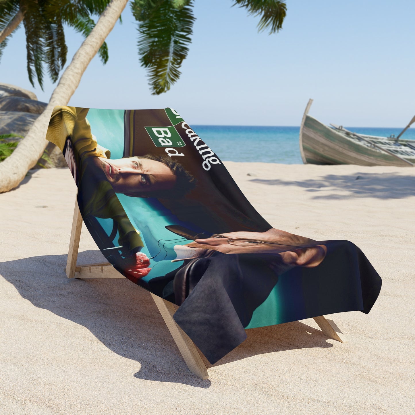 Breaking Bad TV Show Walter White Jumbo Soft Vacation Beach Towel