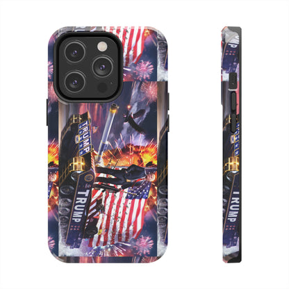 Trump Tank Murica F Yeah Apple iPhone Tough Phone Cases