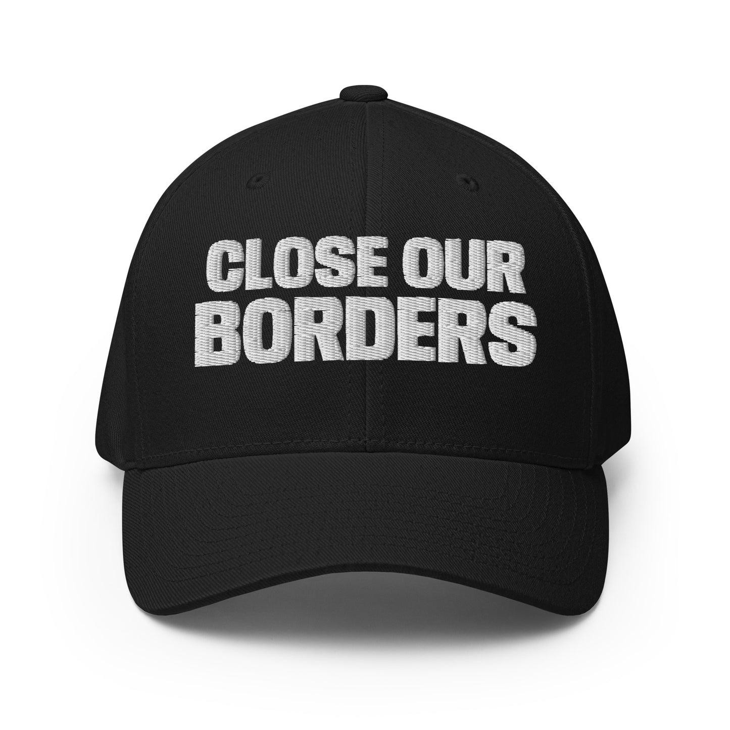 Close our Borders Embroidered High Quality Structured Twill Baseball Cap