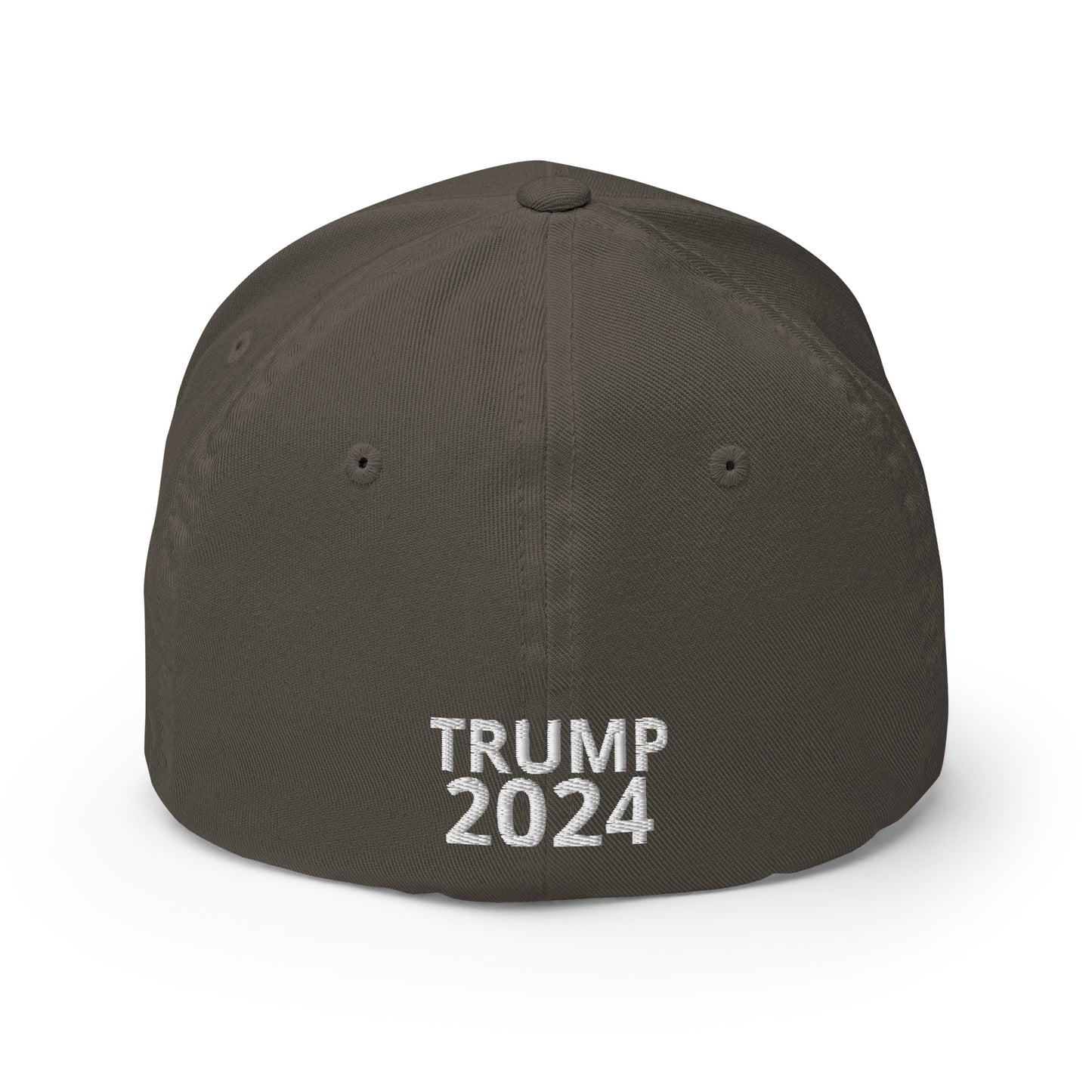 Deluxe Trump 2024 47 American Flag Fitted Structured Twill Cap
