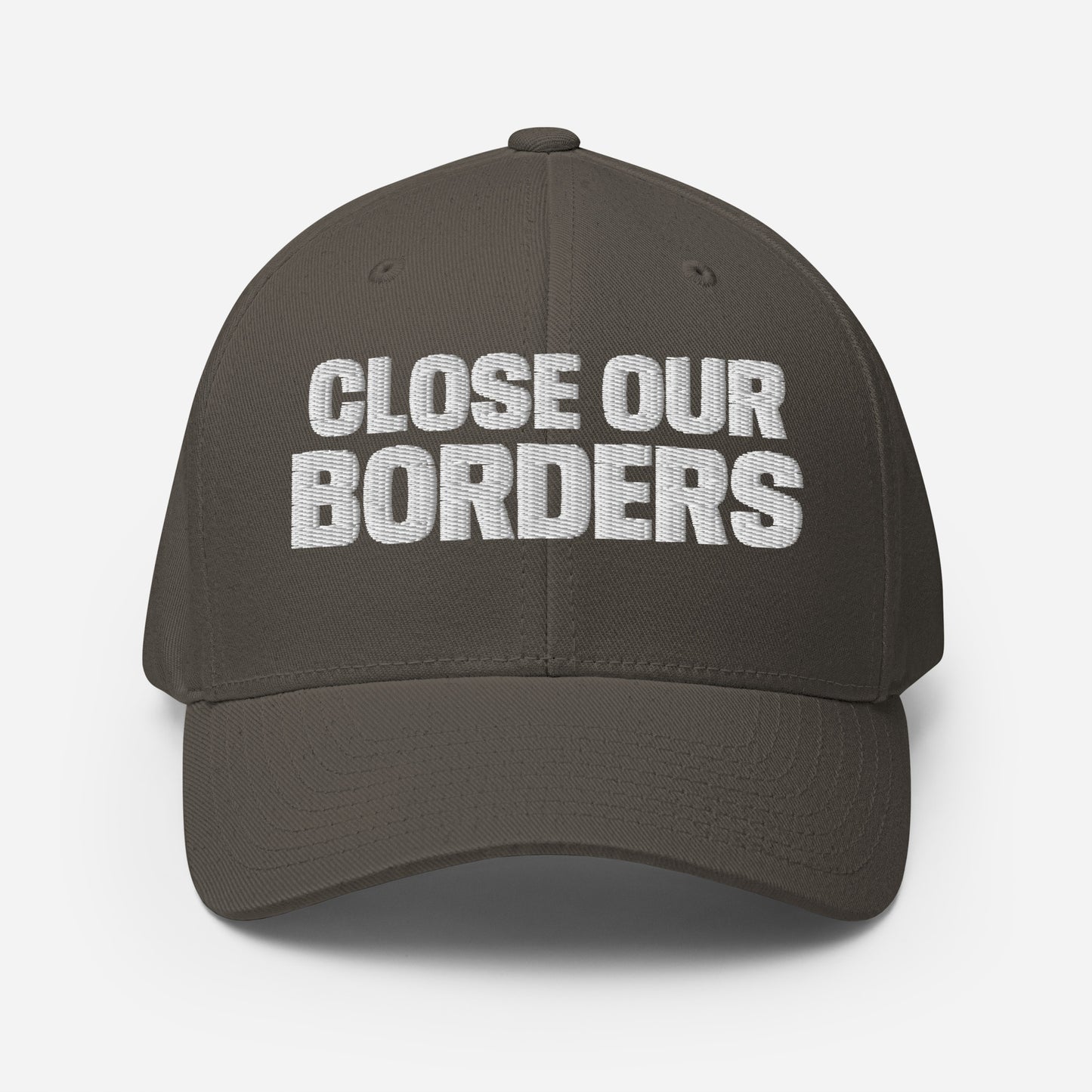 Close our Borders MAGA Embroidered Structured Twill Cap