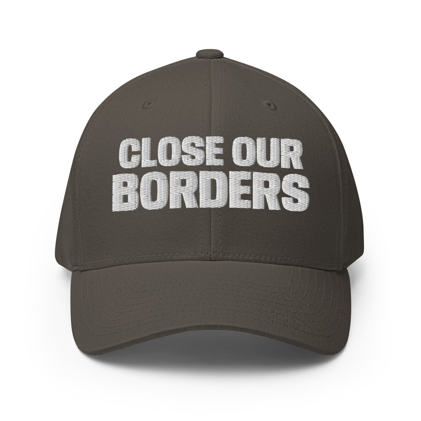 Close our Borders Embroidered High Quality Structured Twill Baseball Cap