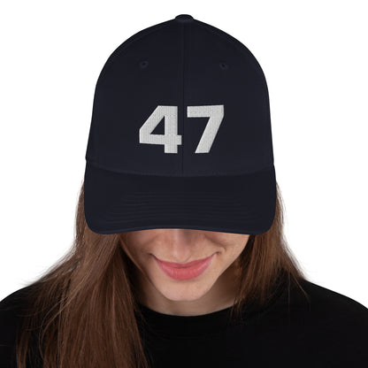TRUMP 47 Fitted baseball Hat