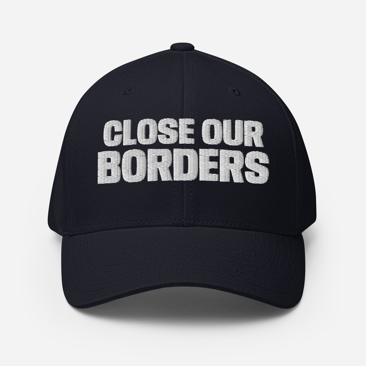 Close our Borders MAGA Embroidered Structured Twill Cap