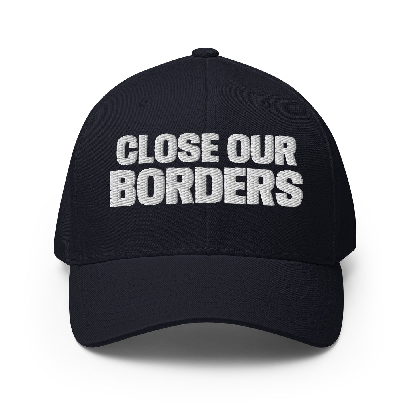 Close our Borders Embroidered High Quality Structured Twill Baseball Cap