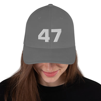 TRUMP 47 Fitted baseball Hat