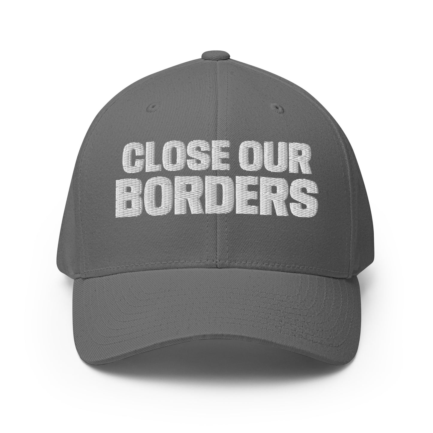Close our Borders Embroidered High Quality Structured Twill Baseball Cap