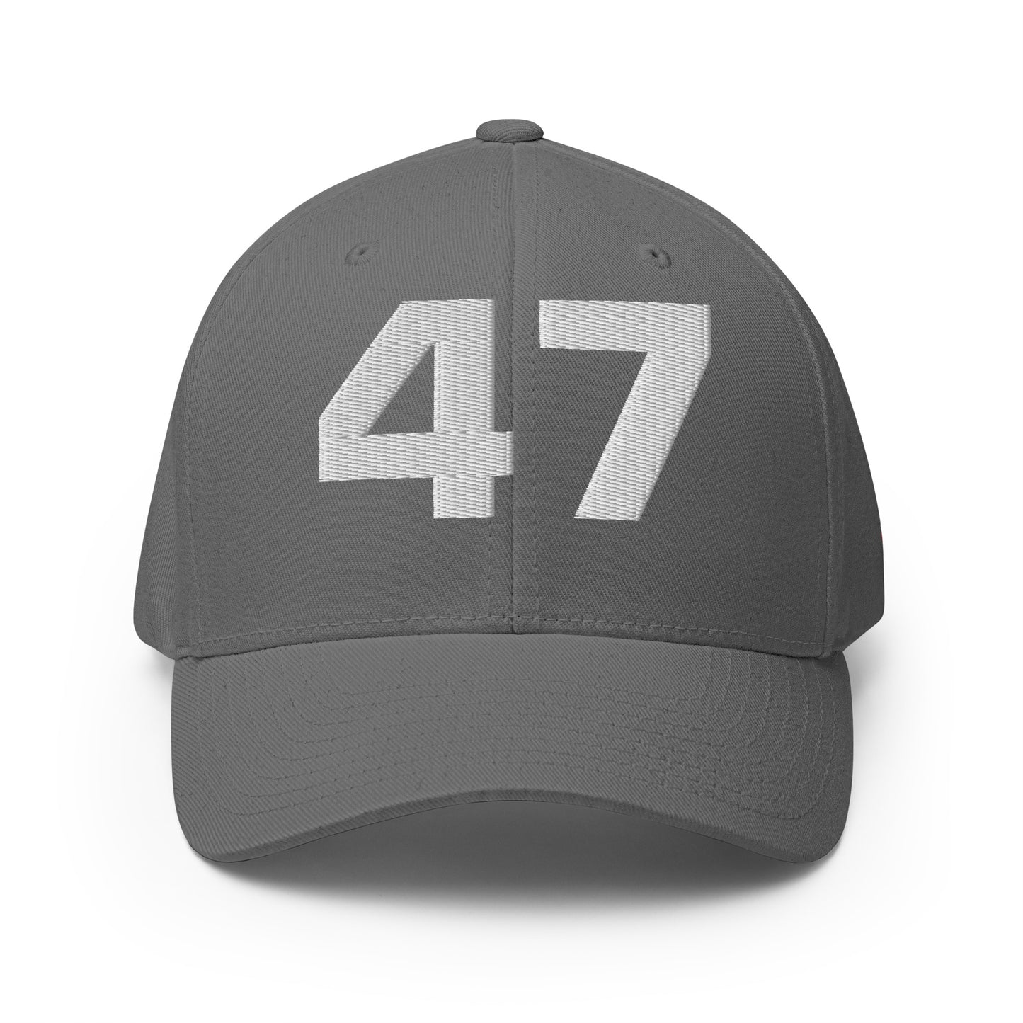 Deluxe Trump 2024 47 American Flag Fitted Structured Twill Cap