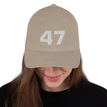 TRUMP 47 Fitted baseball Hat