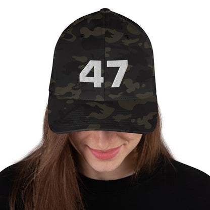TRUMP 47 Fitted baseball Hat