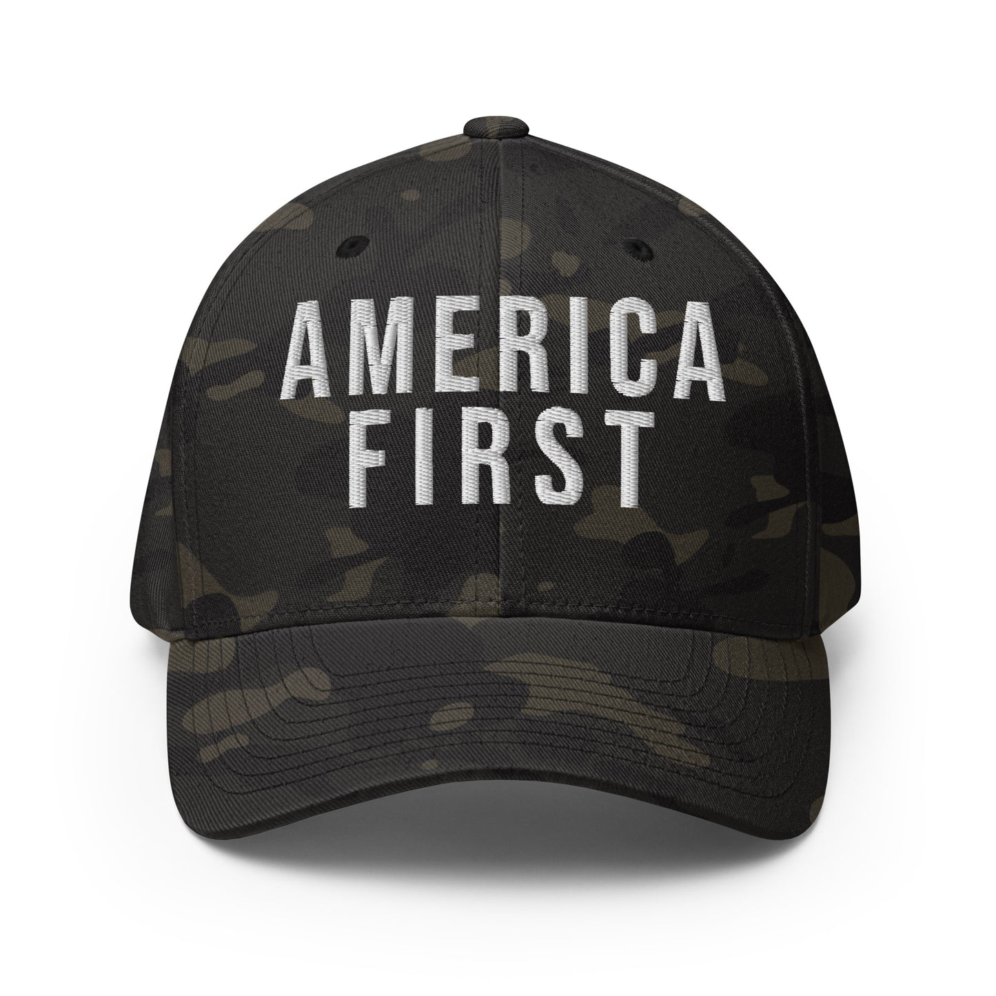 America First MAGA Structured Twill Cap