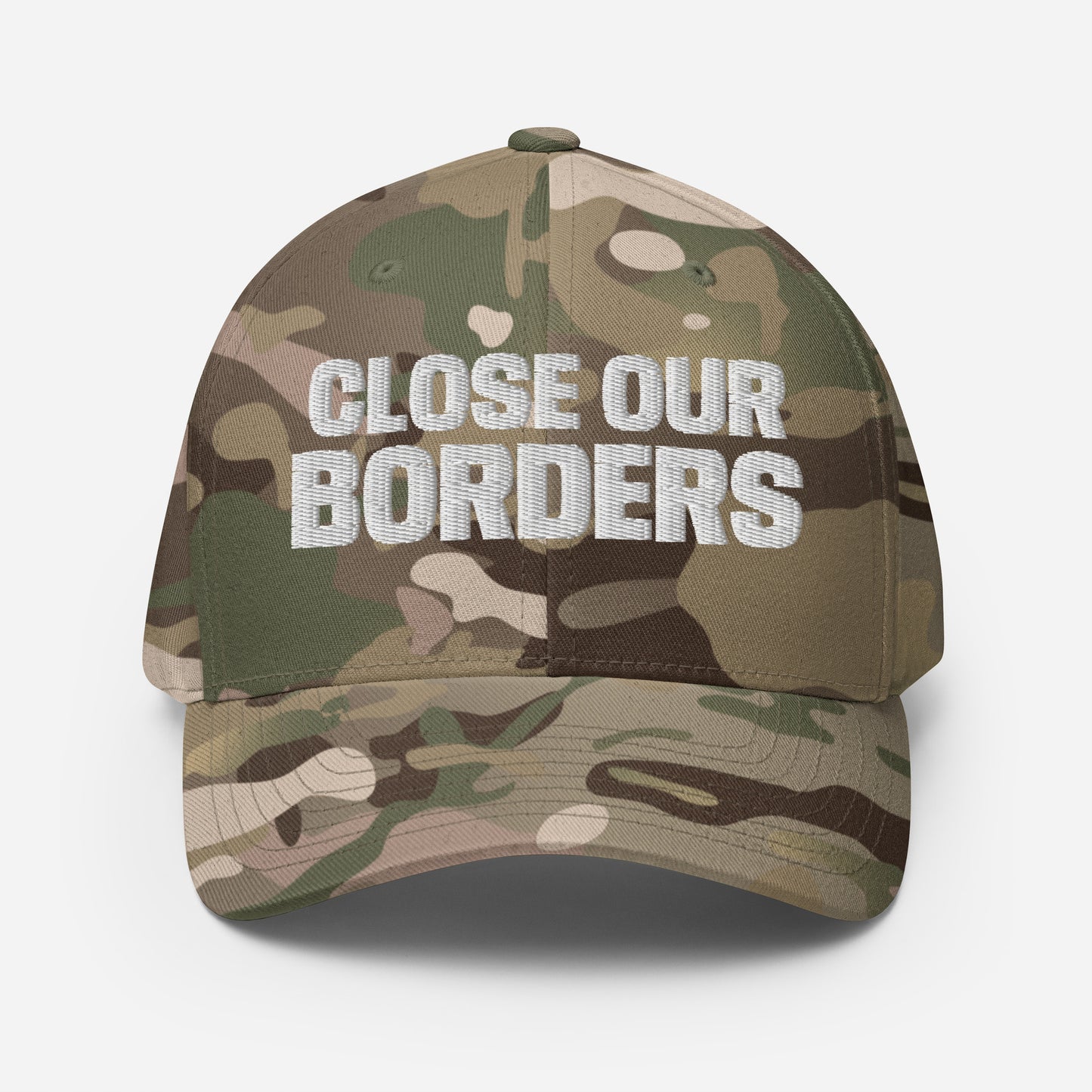Close our Borders MAGA Embroidered Structured Twill Cap