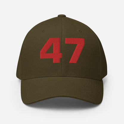 TRUMP 47 fitted baseball hat
