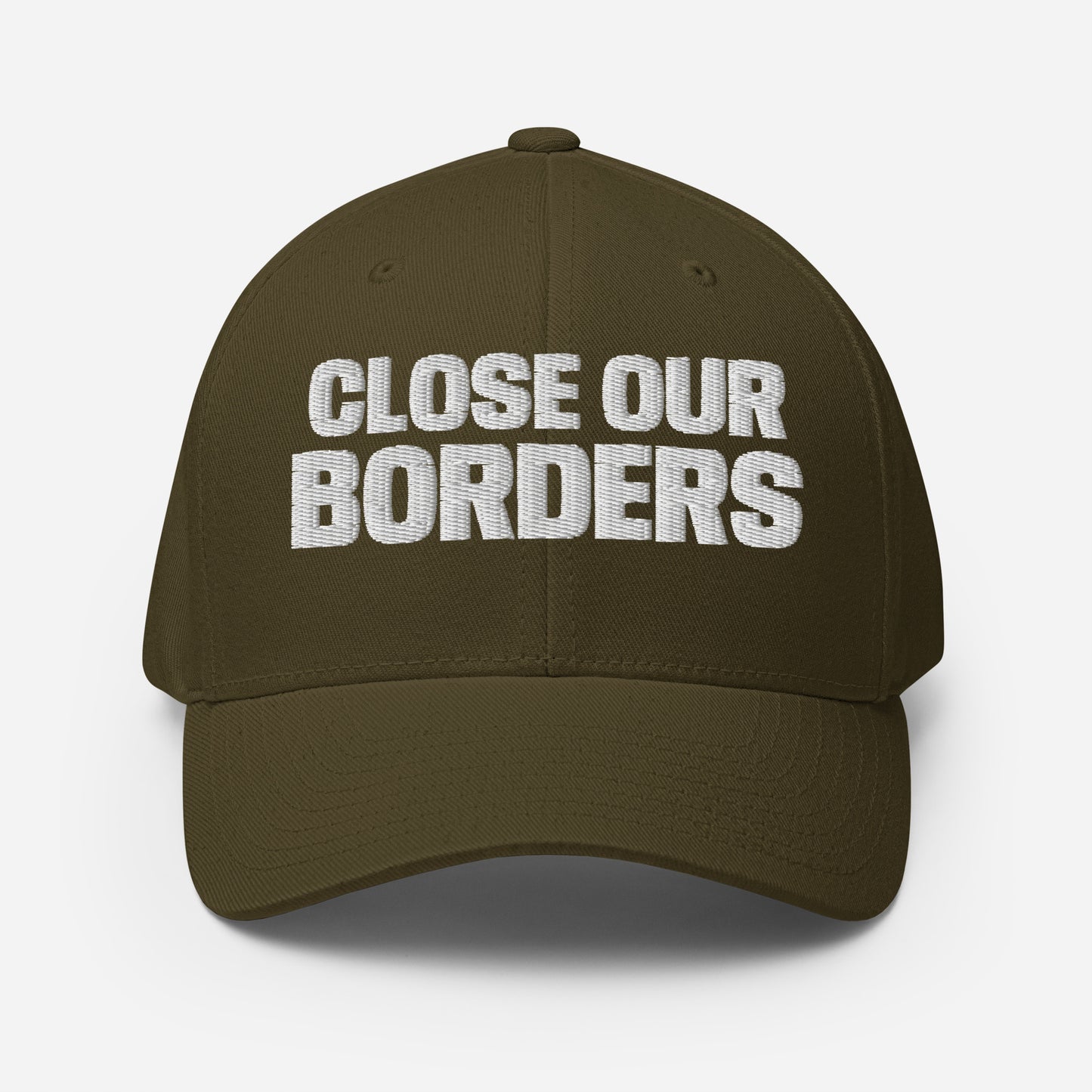 Close our Borders MAGA Embroidered Structured Twill Cap