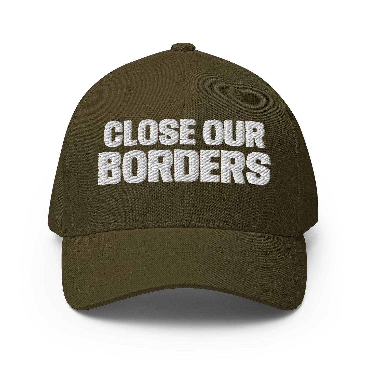 Close our Borders Embroidered High Quality Structured Twill Baseball Cap